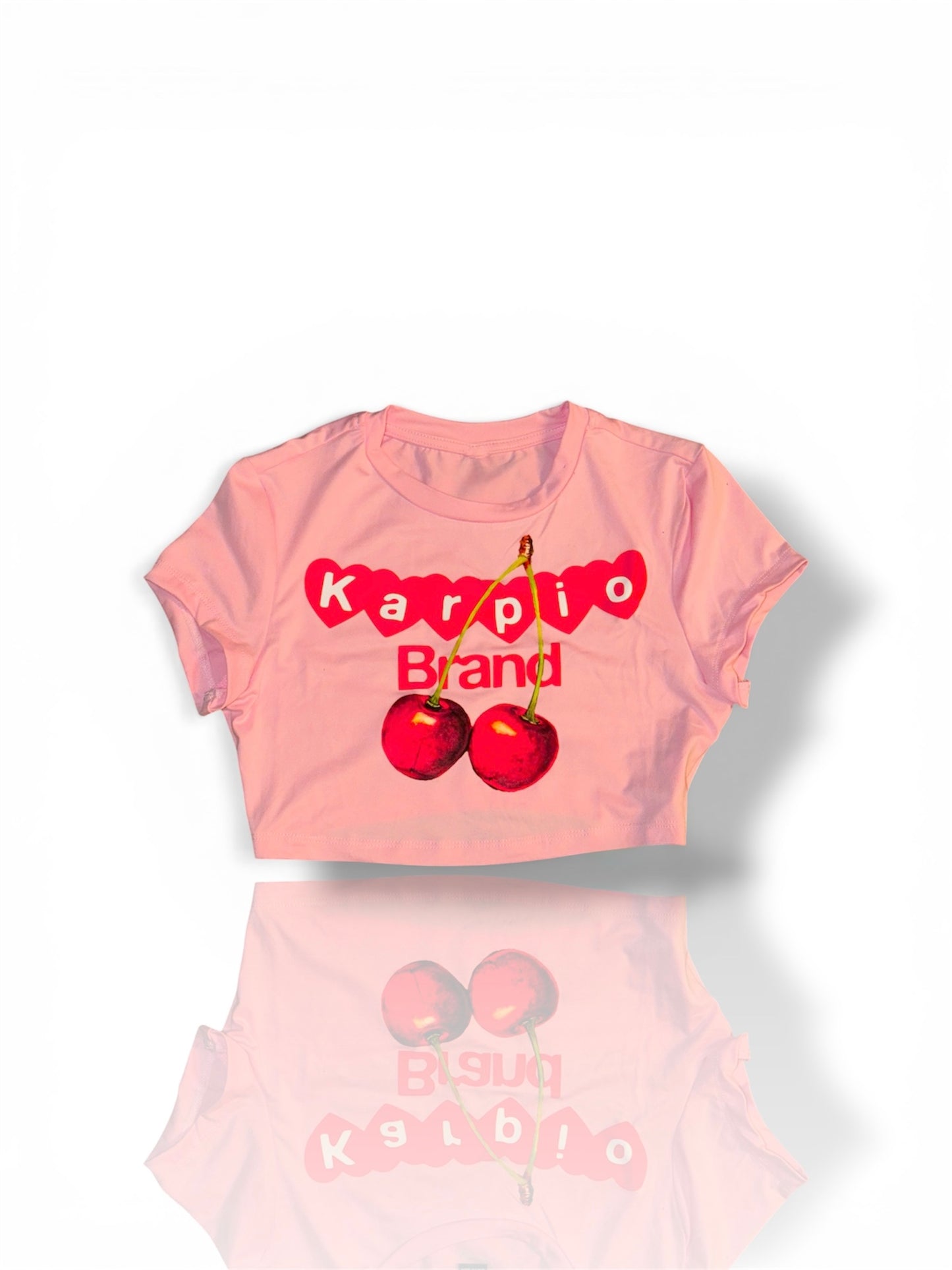 Pink Cherry Heart Top