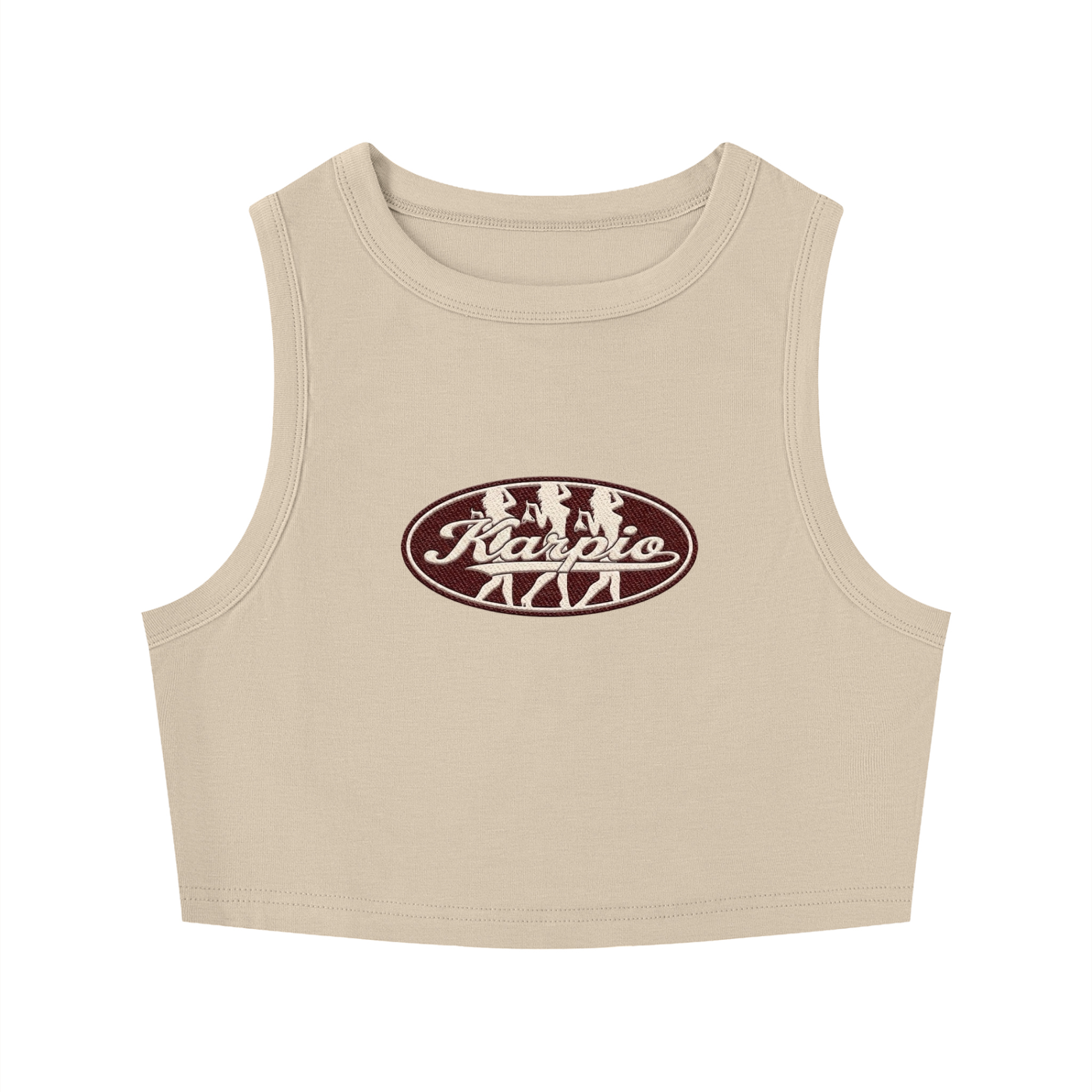 Women's Tight Crewneck Crop Tank Top