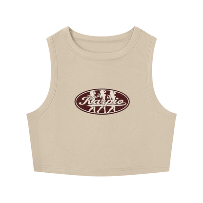 Women's Tight Crewneck Crop Tank Top