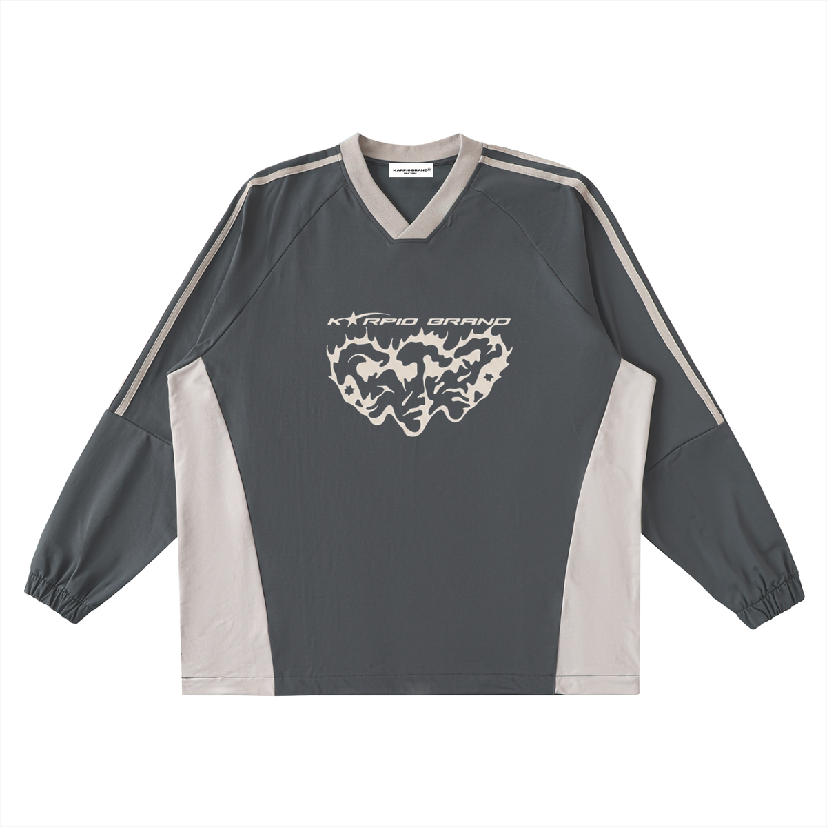 3 Faces Long-Sleeve T-Shirt