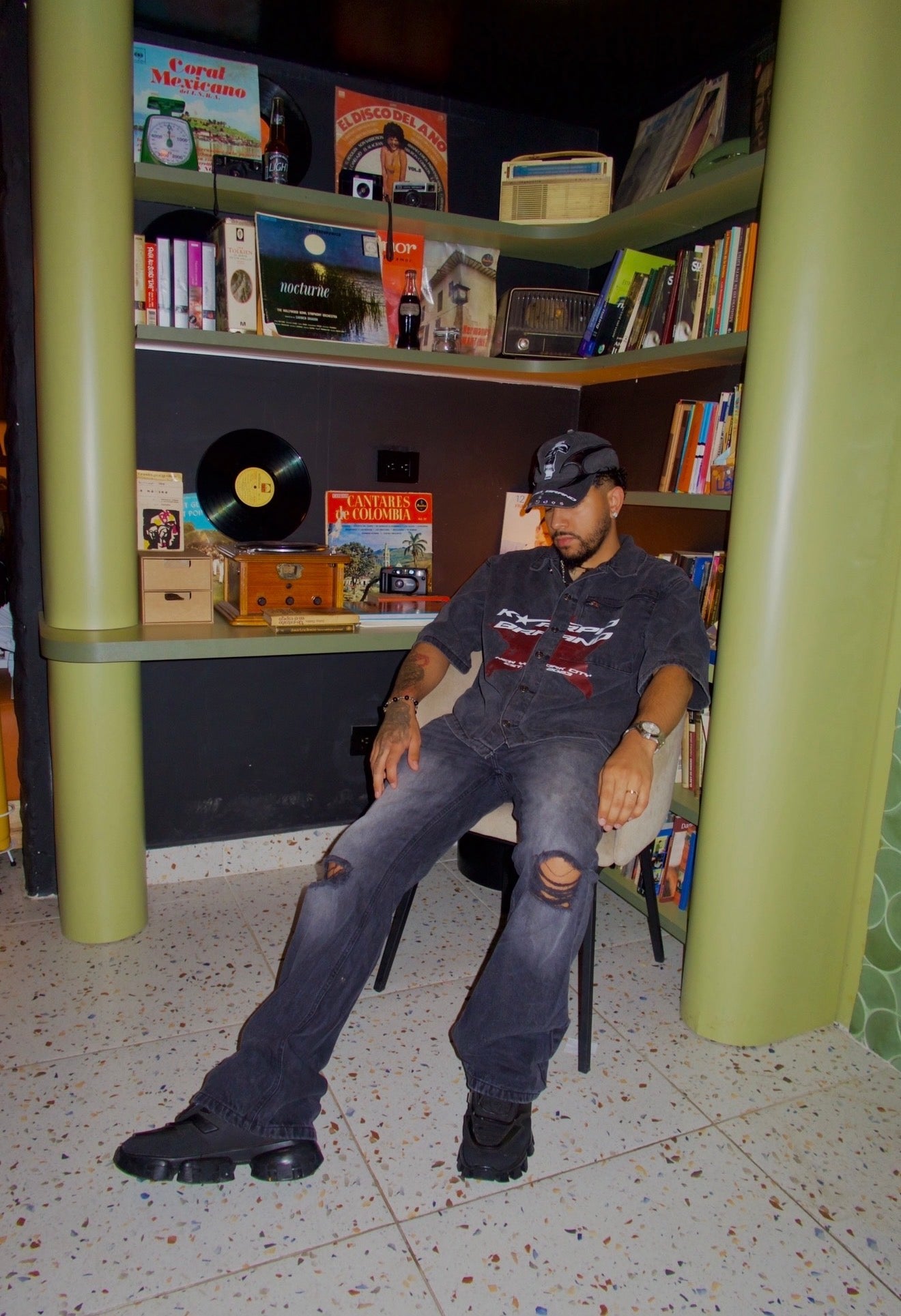 Black Denim Shirt