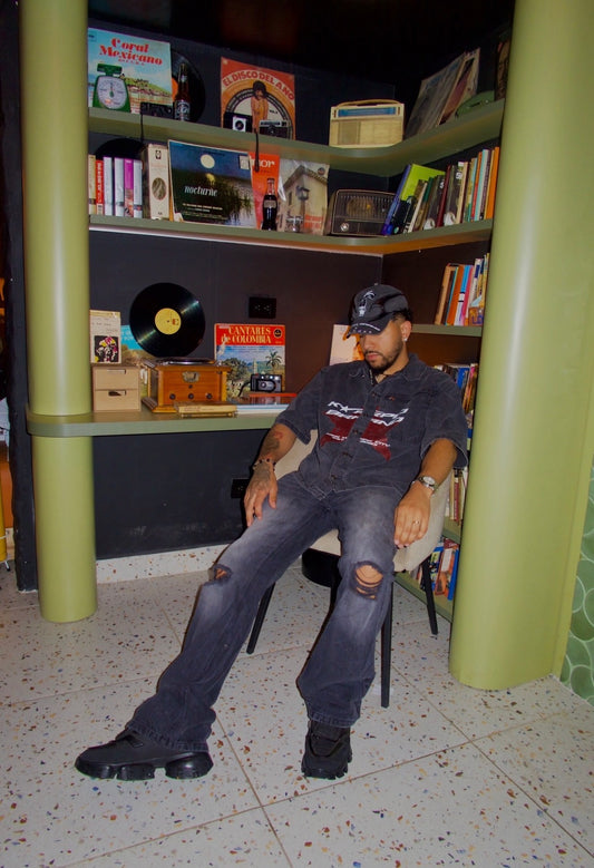 Black Denim Shirt