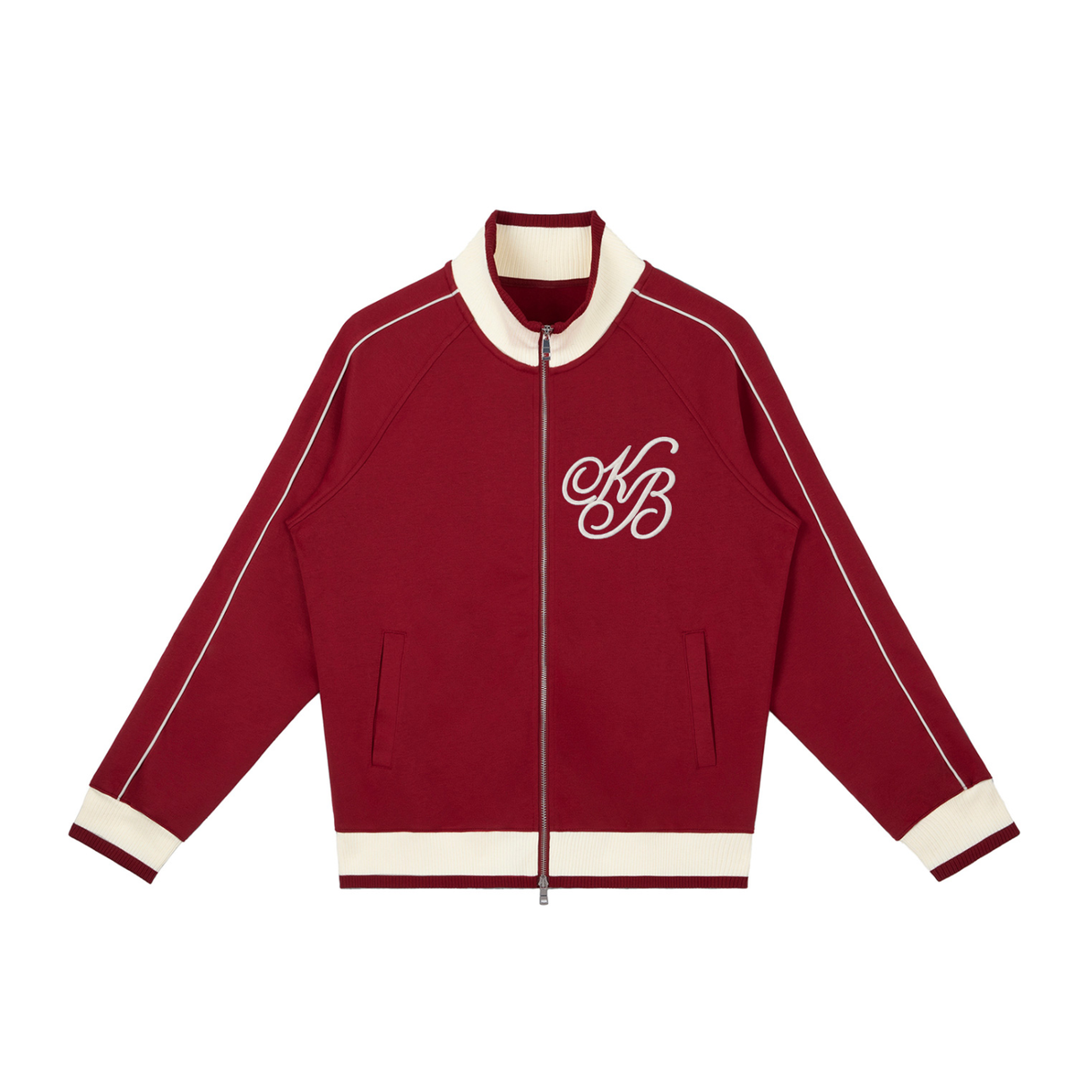 Red Zip Track Jacket