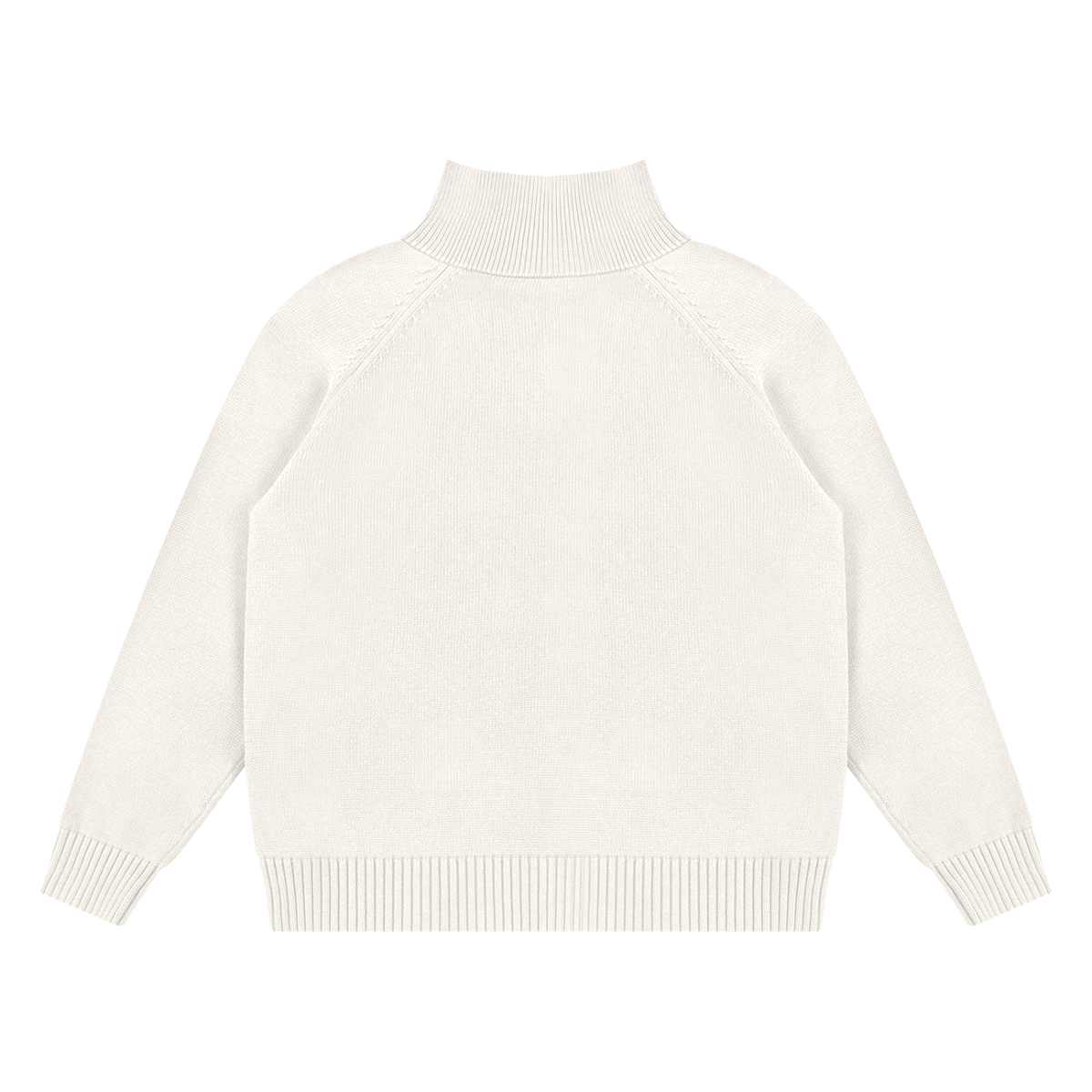 Quarter Beige Zip Sweatshirt