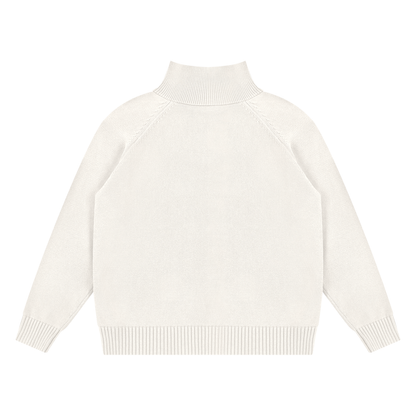 Quarter Beige Zip Sweatshirt