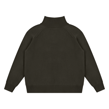 Quarter Chocolate Zip Sweatshirt
